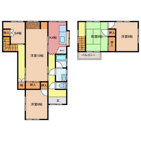 松阪駅 徒歩35分 1階の物件間取画像